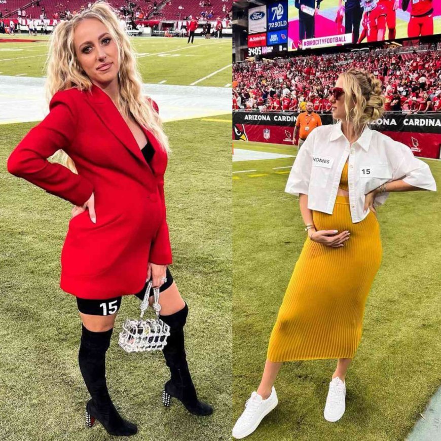 Brittany Mahomes' Stunning Pregnancy Style at NFL Games