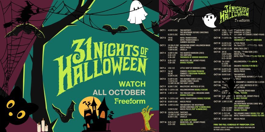 "Brooklyn’s Spooky Celebrations: Family-Friendly Halloween Events and Freeform’s 31 Nights of Fun"